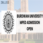 Burdwan University MPEd Admission Open